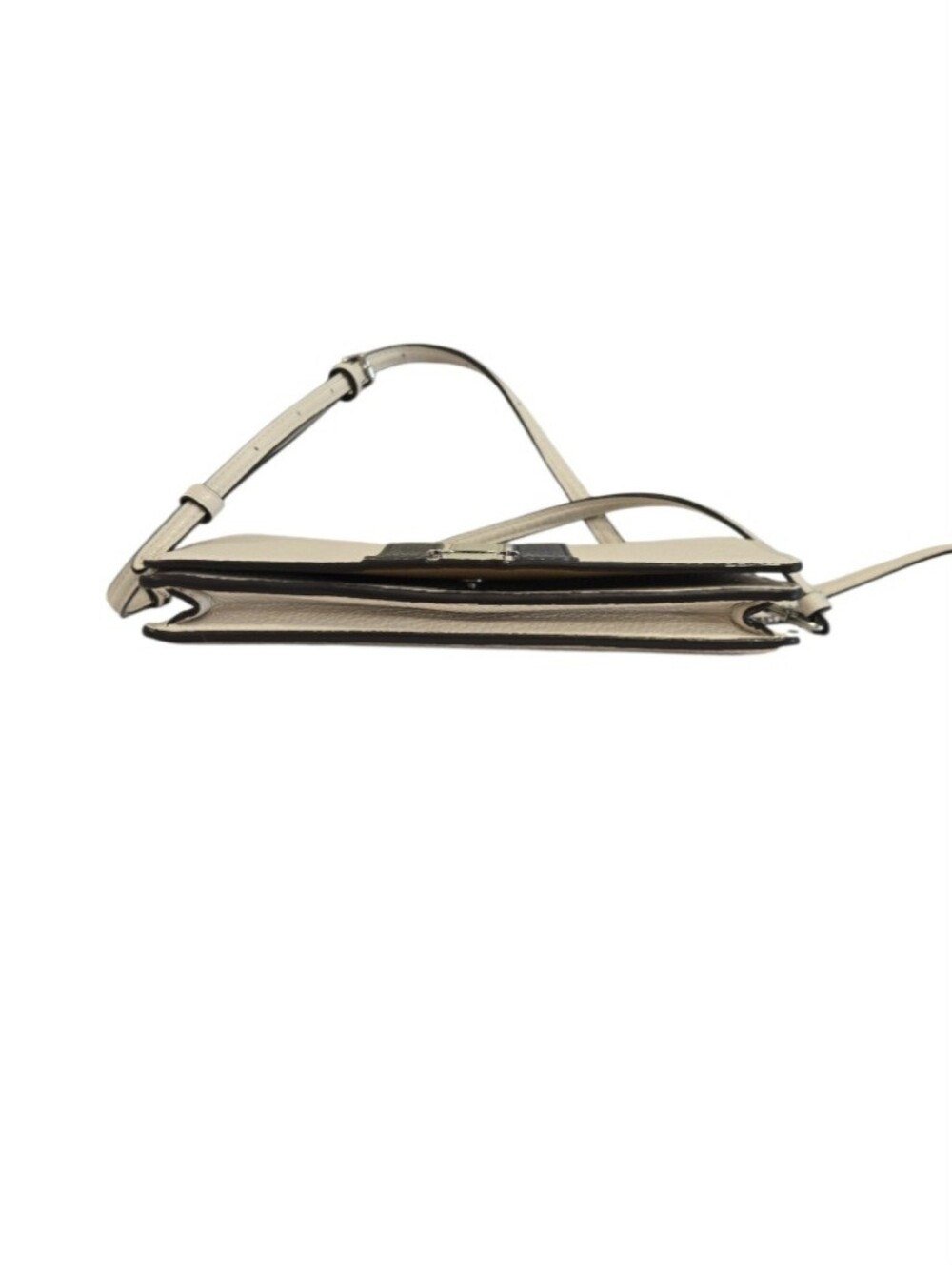 Coach Anna Fold Over Clutch Crossbody with Racing Stripe - Picture 9 of 16